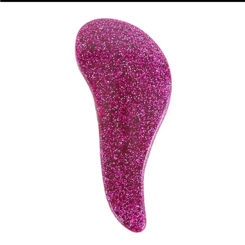 Glitter Handle Tangle Comb Shower HairBrush Detangler Salon Styling Tamer Tool